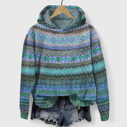 Zoe - Retro Hoodie Sweater