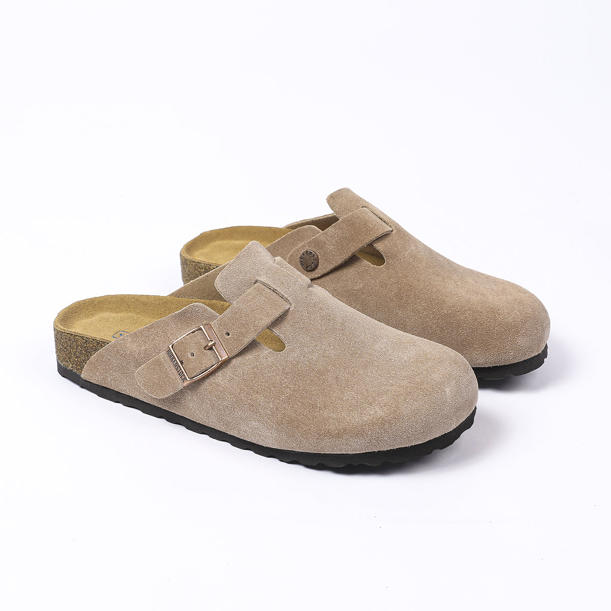 Birkenstock Boston Soft Footbed - Taupe