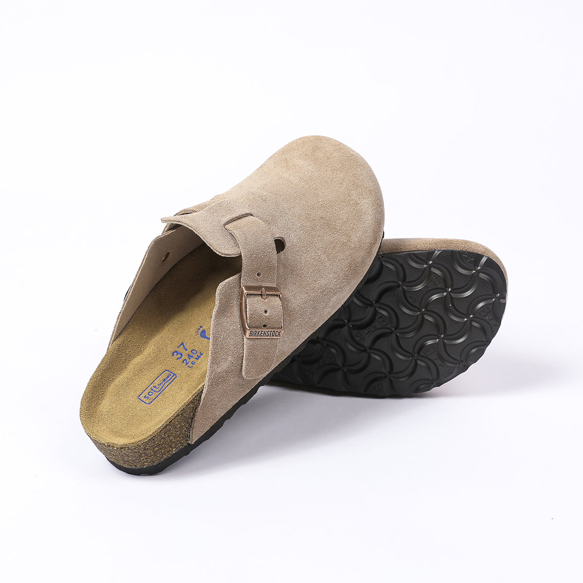 Birkenstock Boston Soft Footbed - Taupe