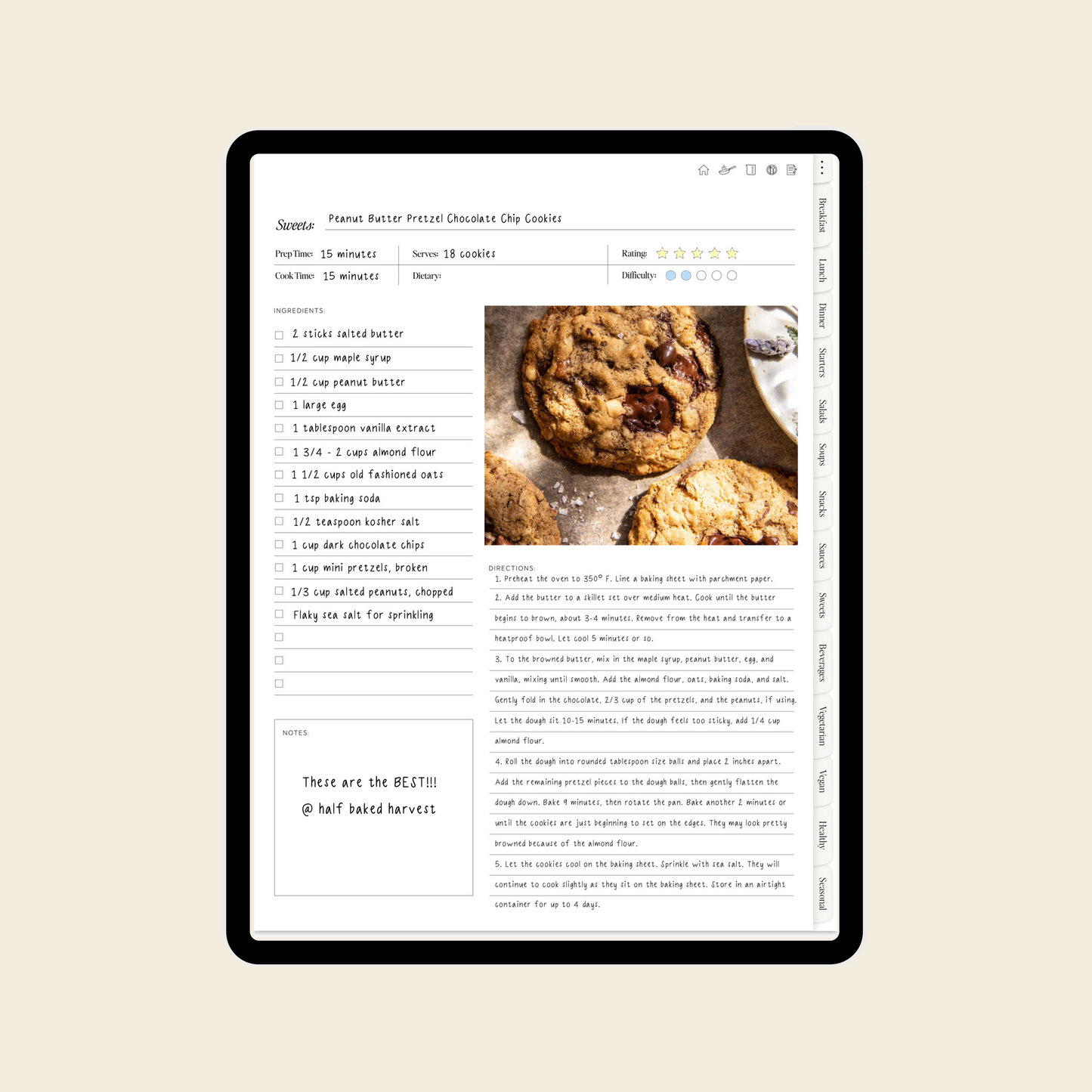 Digital Recipe Book