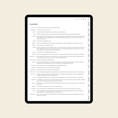 Digital Recipe Book